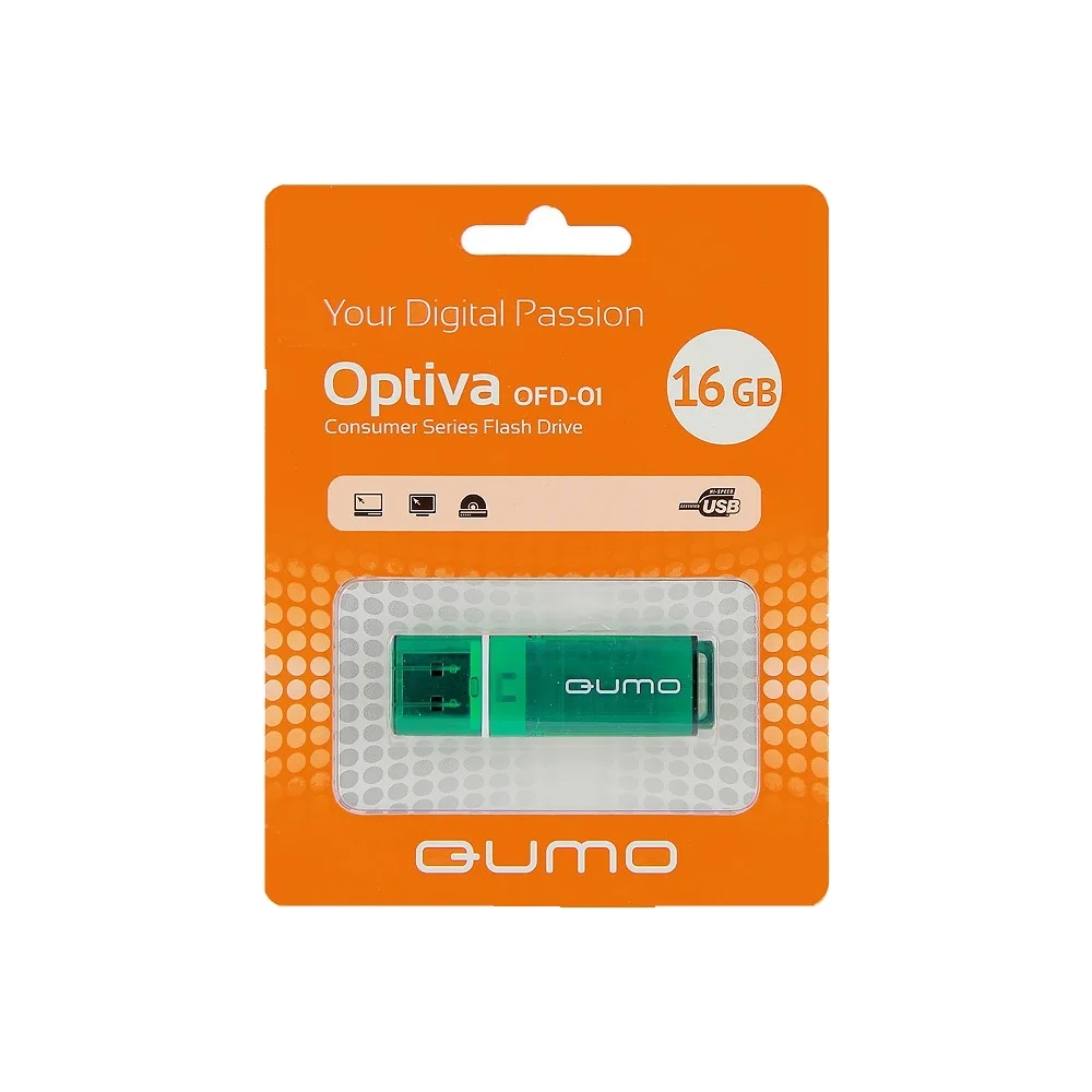 USB накопитель QUMO 18077 16GB 2.0 | Компьютеры и офис