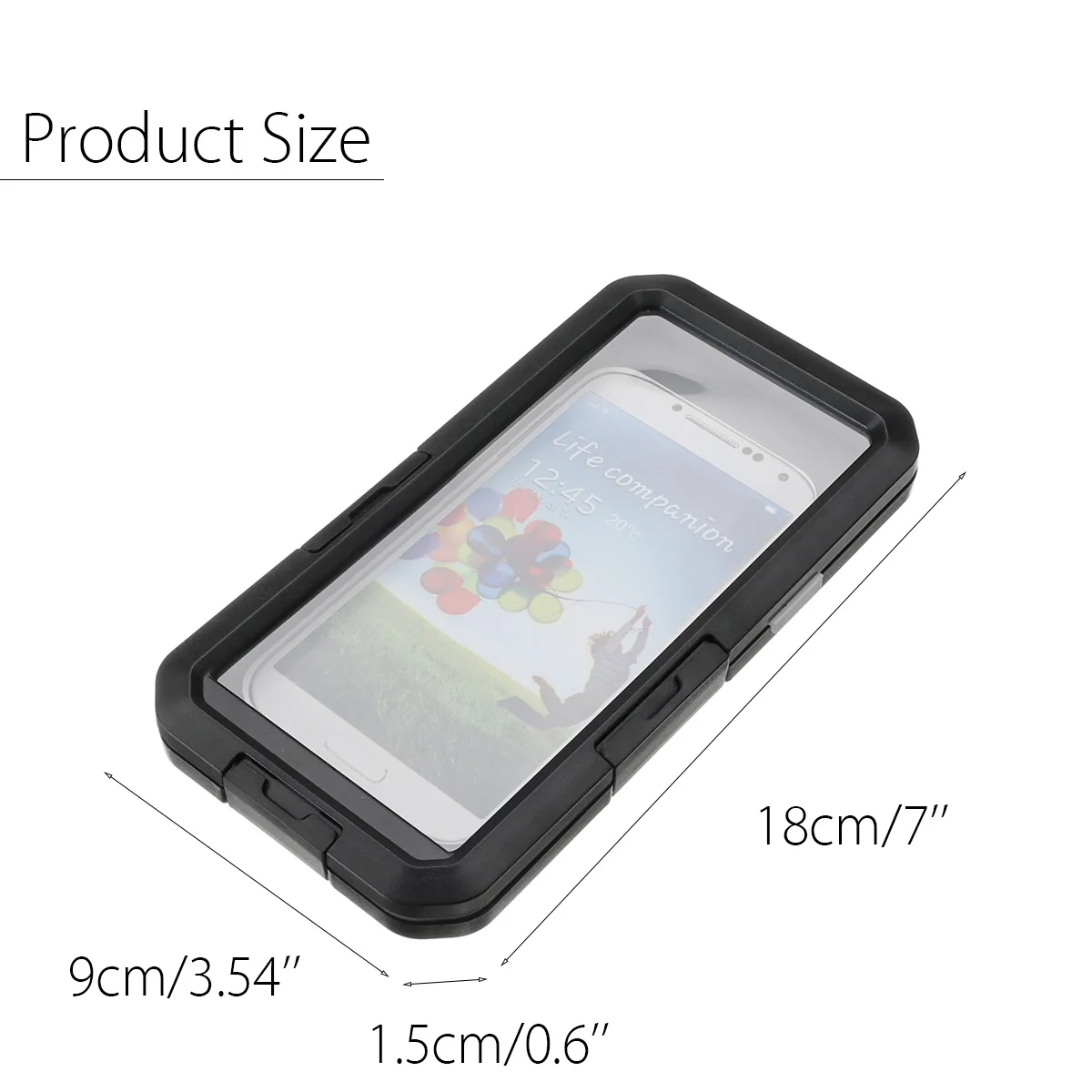 Universal Bicycle Phone Holder Case IPX8 Waterproof Motorcycle Handlebar Clip Stand For Samsung S8/S9 Plus Shell Cover | Спорт и
