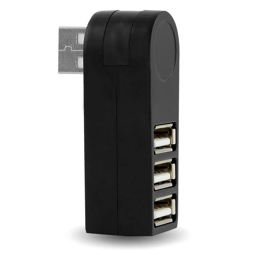 USB разветвитель CHUYI вращающийся на 3 порта 2 0|USB-хабы| |