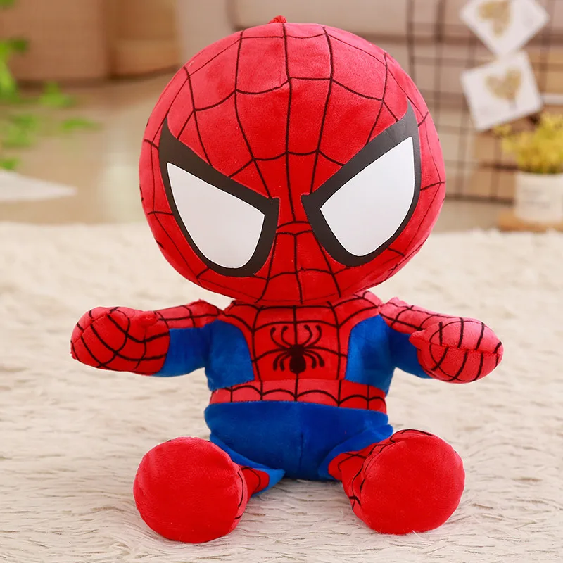 Большой супергерой Marvel Капитан Америка Железный человек Человек паук плюшевая