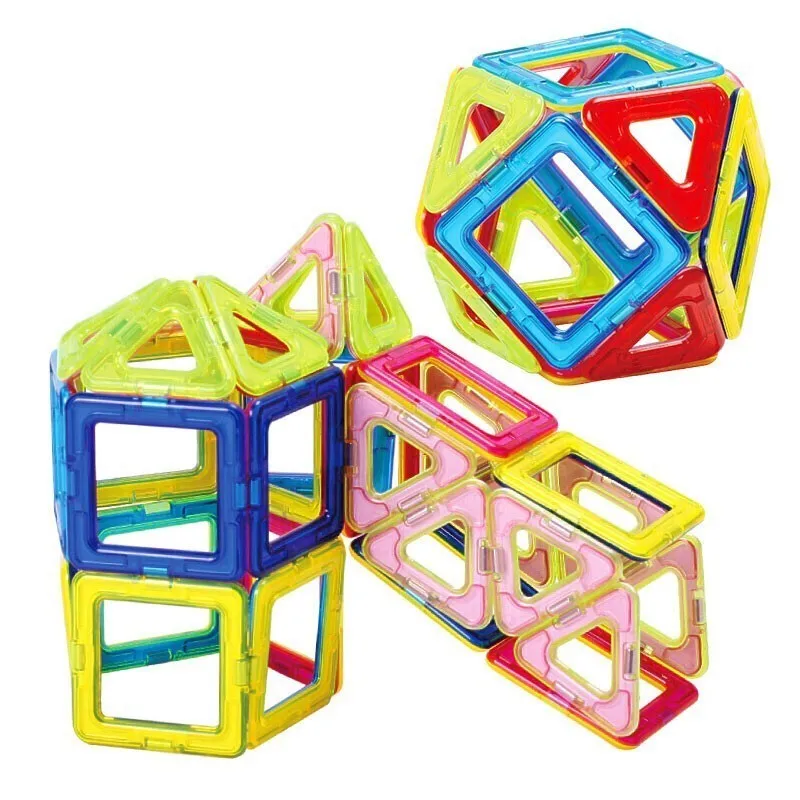 Строительные блоки магнитной модели кирпича для сборки развивающие игрушки