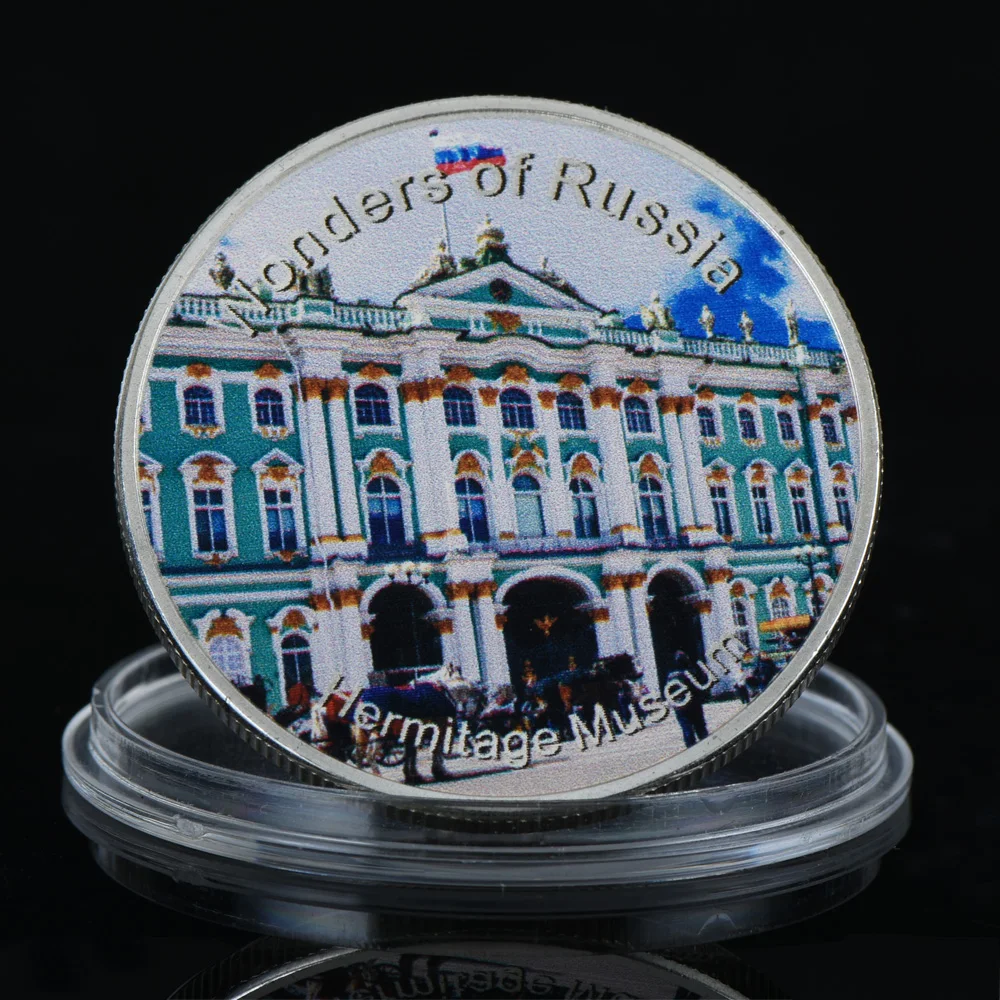 WR Чудеса из металла с русской надписью монета Эрмитаж музейные подарочные монеты