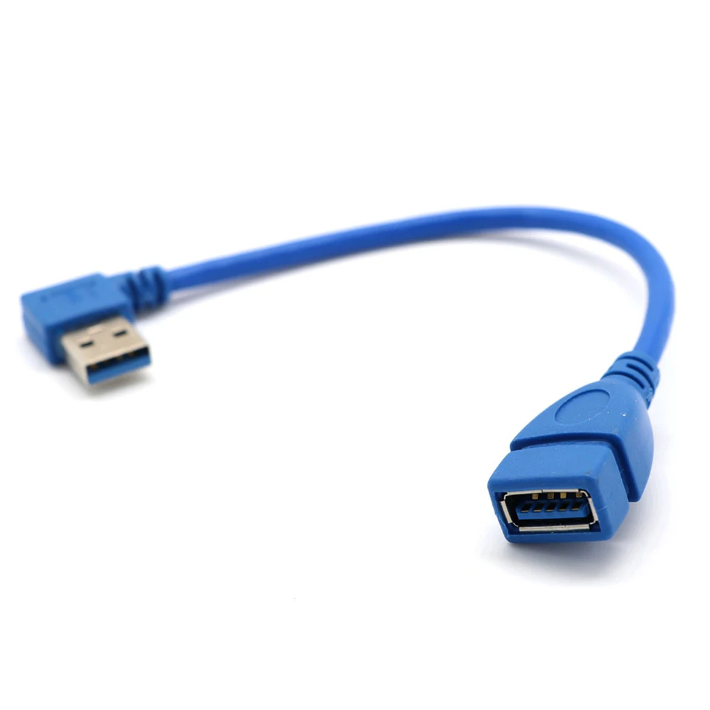 Удлинительный Кабель USB 3 0 типа A с левым углом 90 градусов | Компьютеры и офис