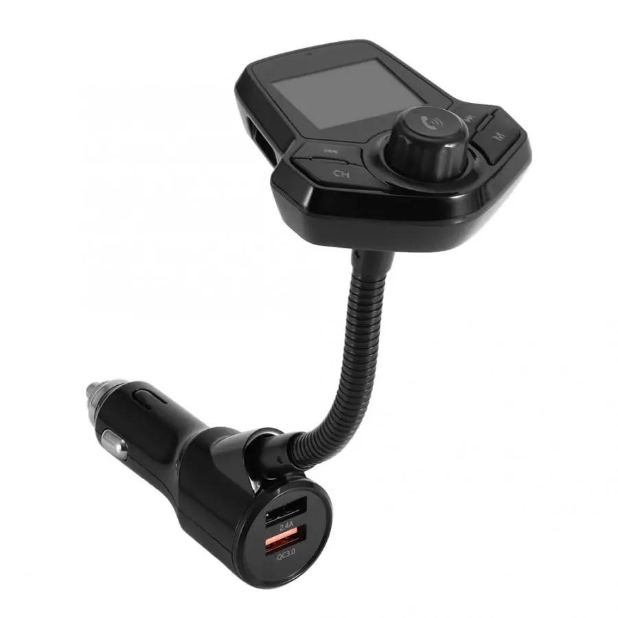 Автомобильное зарядное устройство QC3.0 BT с usb разъемом mp3 плеер адаптер для