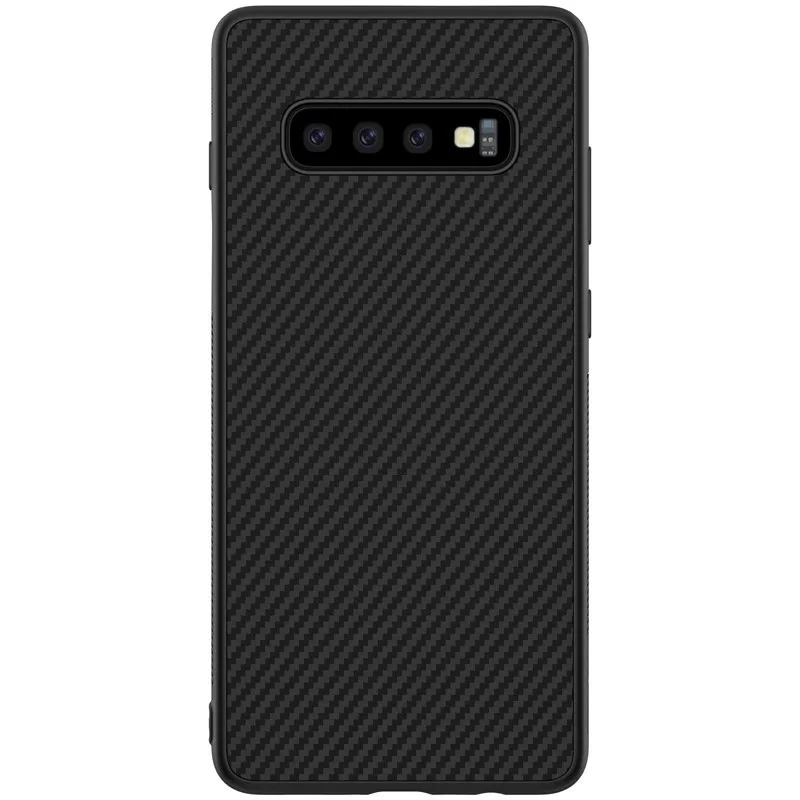 Чехол NILLKIN для Samsung S10 чехол Plus из углеродного синтетического волокна Пластиковая