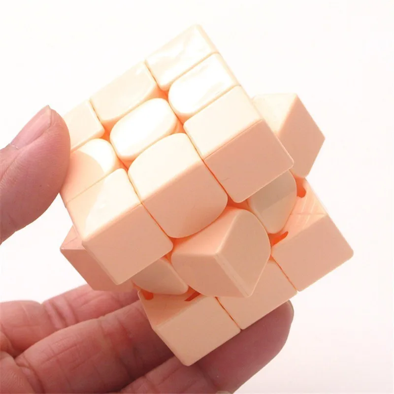 QiYi Valk 3 Mini 474 мм 3x3x3 Mai Shen Cube розовый порошок ступени волшебный куб с скольжения