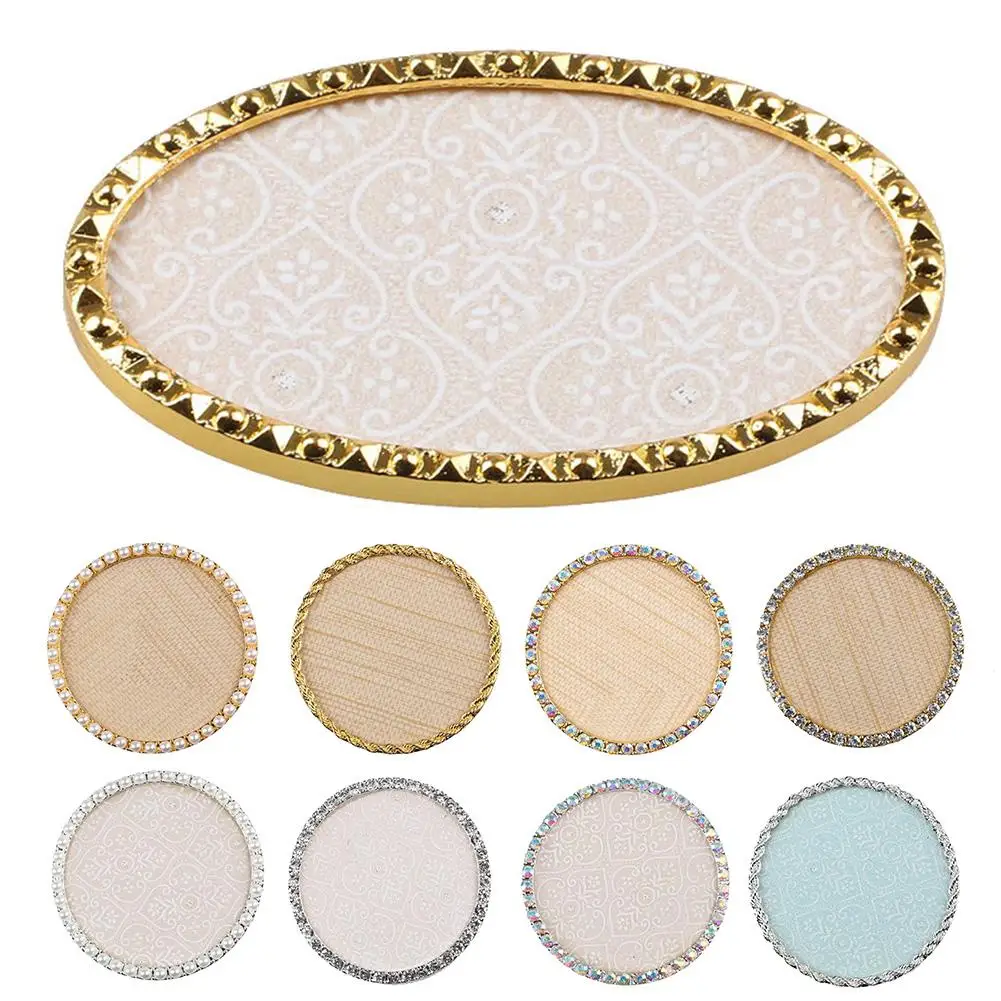 Мини роскошный сплав Стразы для дизайна ногтей салон Стенд стойка доска пластина