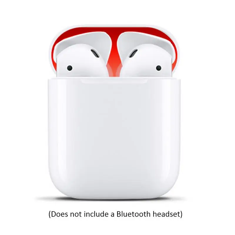 Металлический пылезащитный кожух для Apple Airpods чехол оболочка кожа легко