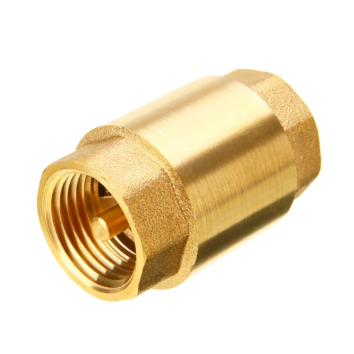 1 шт. 1/2 ''NPT латунный резьбовой линейный пружинный обратный клапан 200WOG твердая