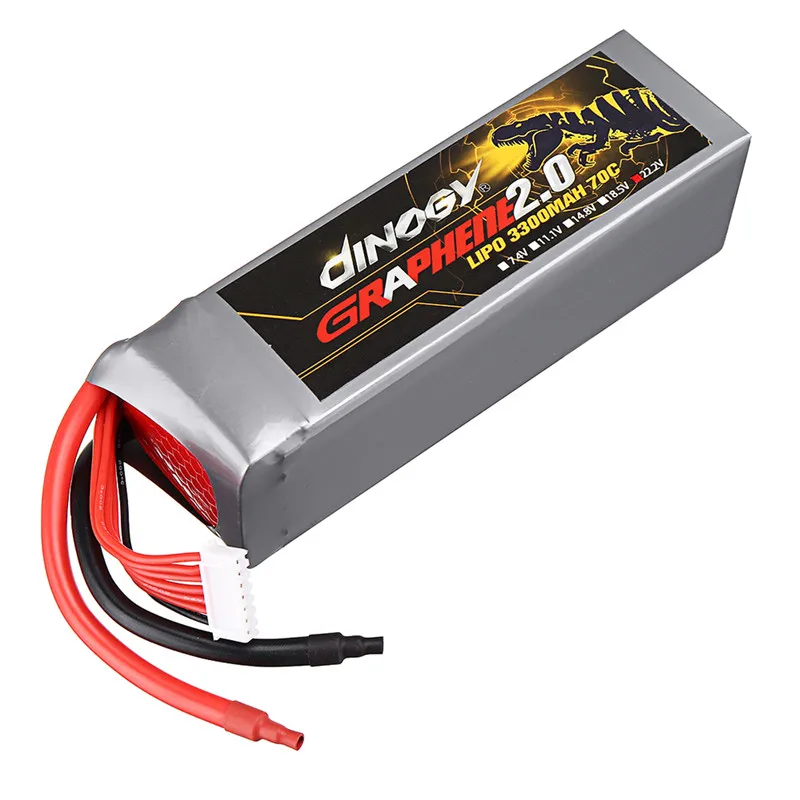 CDINOGY GRAPHENE 2 0 22 V 3300mAh 70C 6S Lipo аккумулятор для гоночного дрона FPV модели