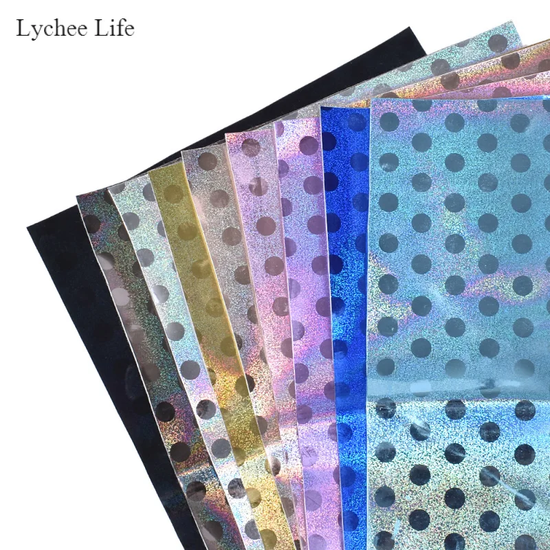 Винтажная лазерная ткань Lychee Life для искусственной кожи сделай сам швейная одежда