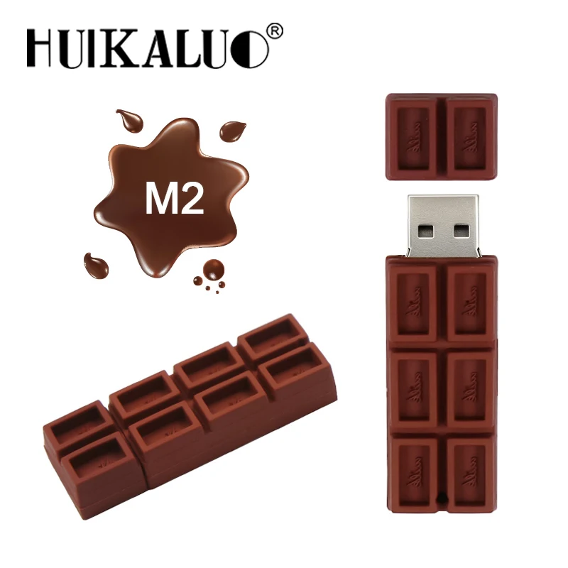 2019 Новый шоколадный флеш-накопитель 32 Гб 64 ГБ USB 4 8 16 флеш-память Флешка диск карта