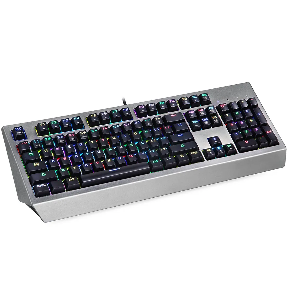 MOTOSPEED CK99 RGB механическая клавиатура анти-призрак 12 световых эффектов Outem/вишневый