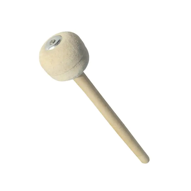 1 шт. барабанная насадка из шерстяного войлока прочный практичный деревянный