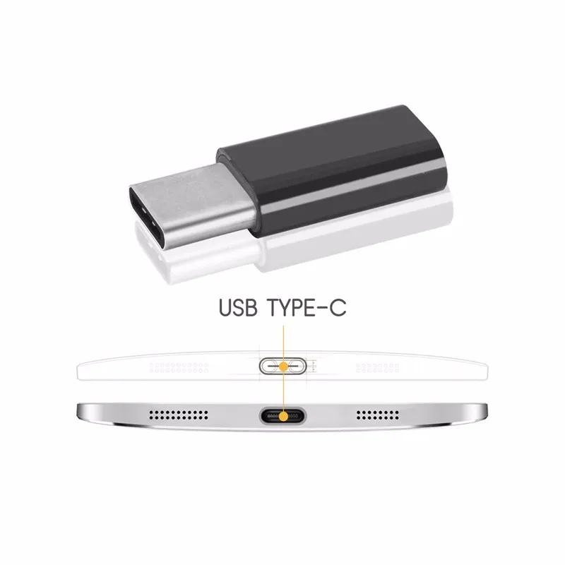 Лучшая цена Micro USB для C Type 3 1 (адаптер iphone) кабель передачи данных адаптер зарядки