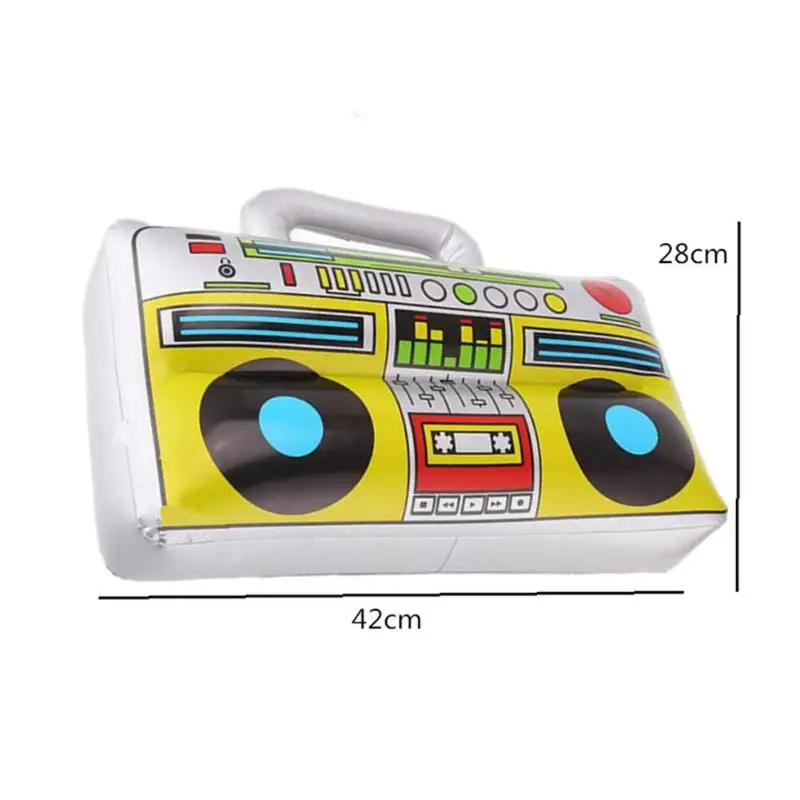 

Children Kids Beach Pool Inflatable Toys Guitar Radio Inflatable Musical Instrument for Kids Carnival Party Beach Decoration