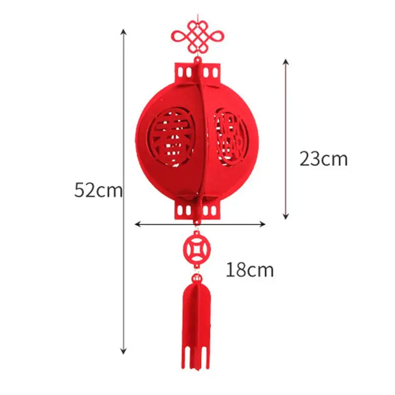 Маленькие красные фонарики инновационный кулон украшение для нового года