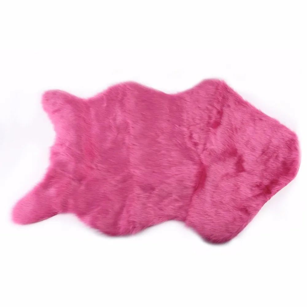 60x40cm Super Soft Faux Sheepskin Washable Carpet Warm Hairy Seat Pad Fluffy Rugs Fur Mats 30 | Дом и сад