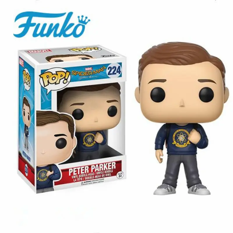 Авторизованный первый выпуск официальная тема Marvel FUNKO POP! Виниловая Кукла Питер