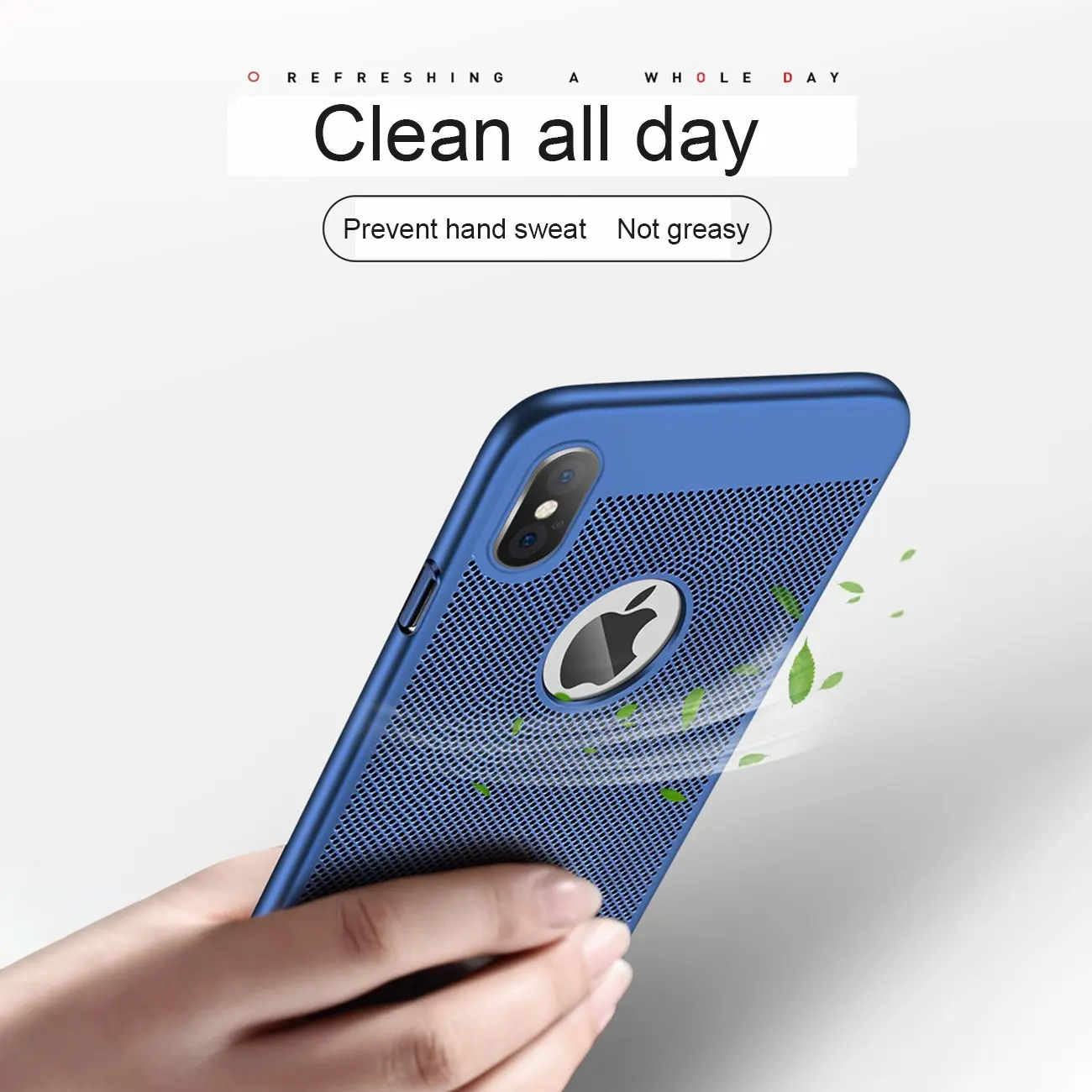 Ультратонкий чехол для телефона с теплоотводом для iPhone 7 8 6 6s plus 5 5s SE X XS MAX XR, жесткий чехол из матового PC с задней стороны, с дыхательным покрытием.