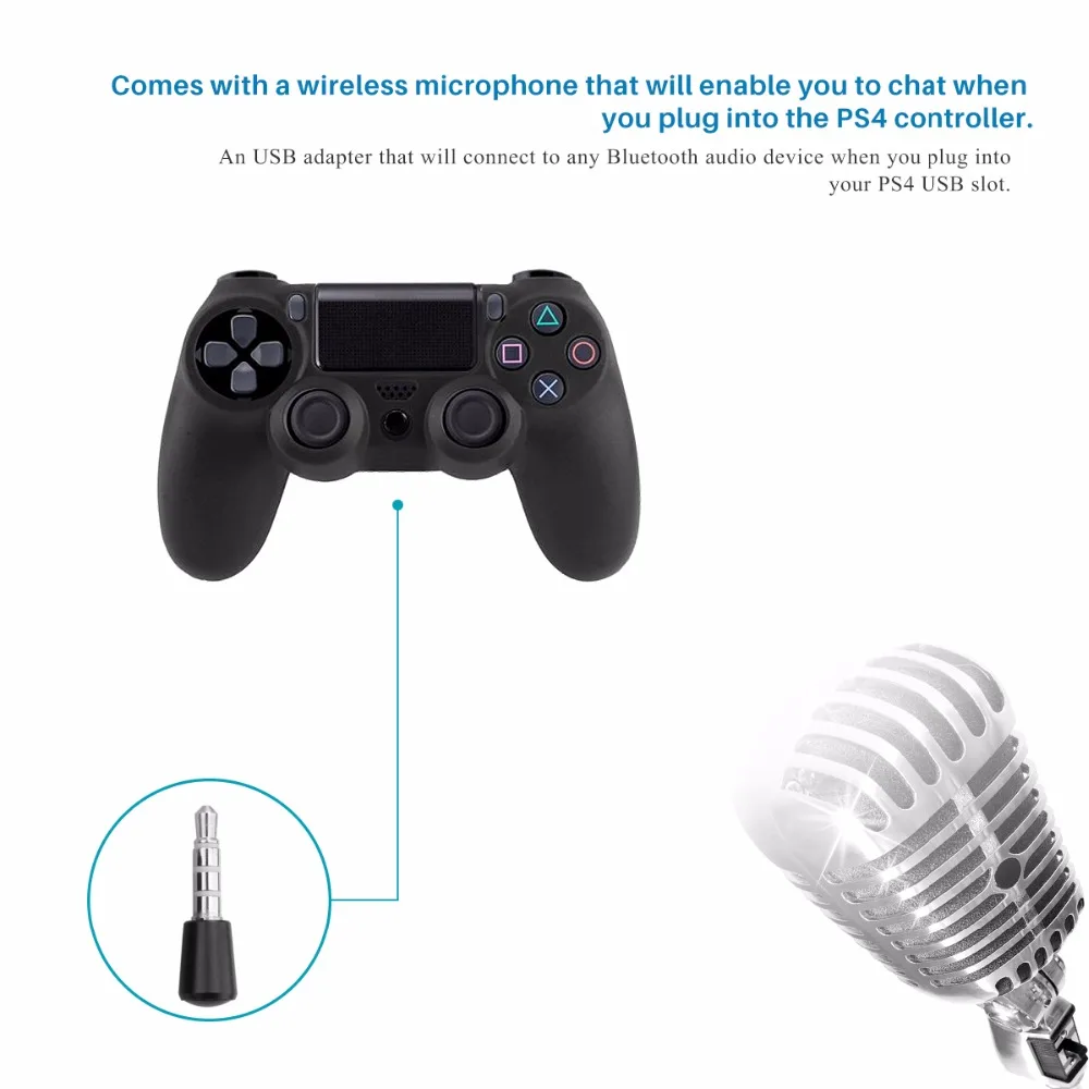 Powstro 3 5 мм USB адаптер Bluetooth 4 0 ключ EDR для PS4 Стабильная производительность