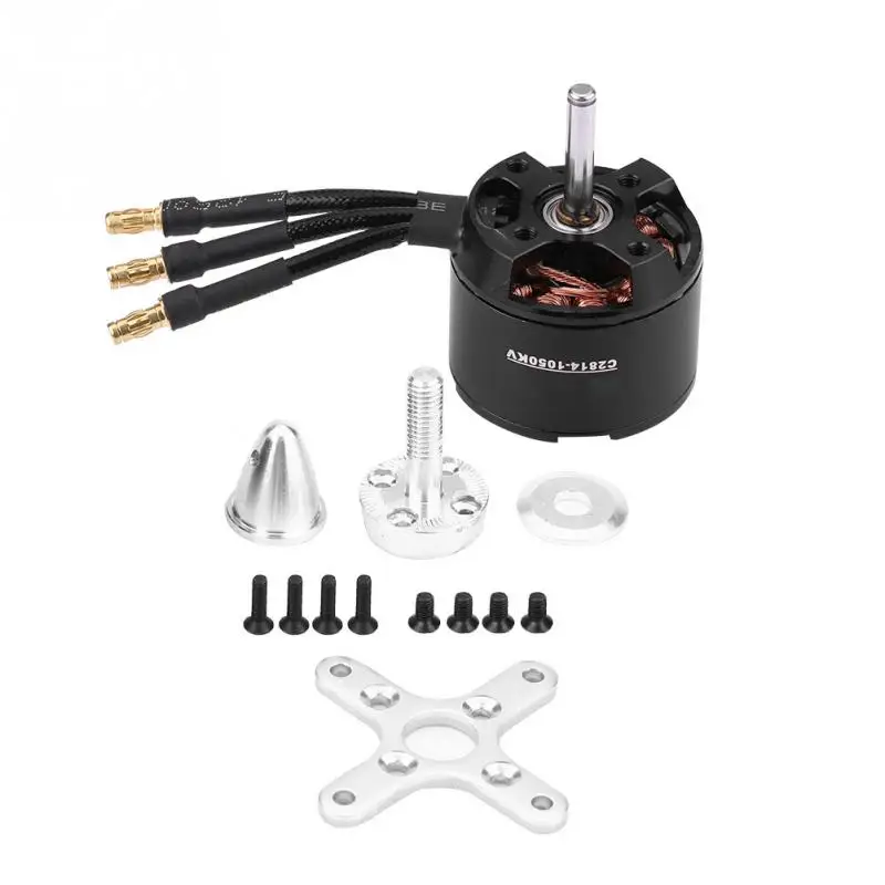 Surpass hobby 2814 1050KV мотор для RC фиксированного крыла самолета дистанционного управления части 14 полюсов 12 слотов