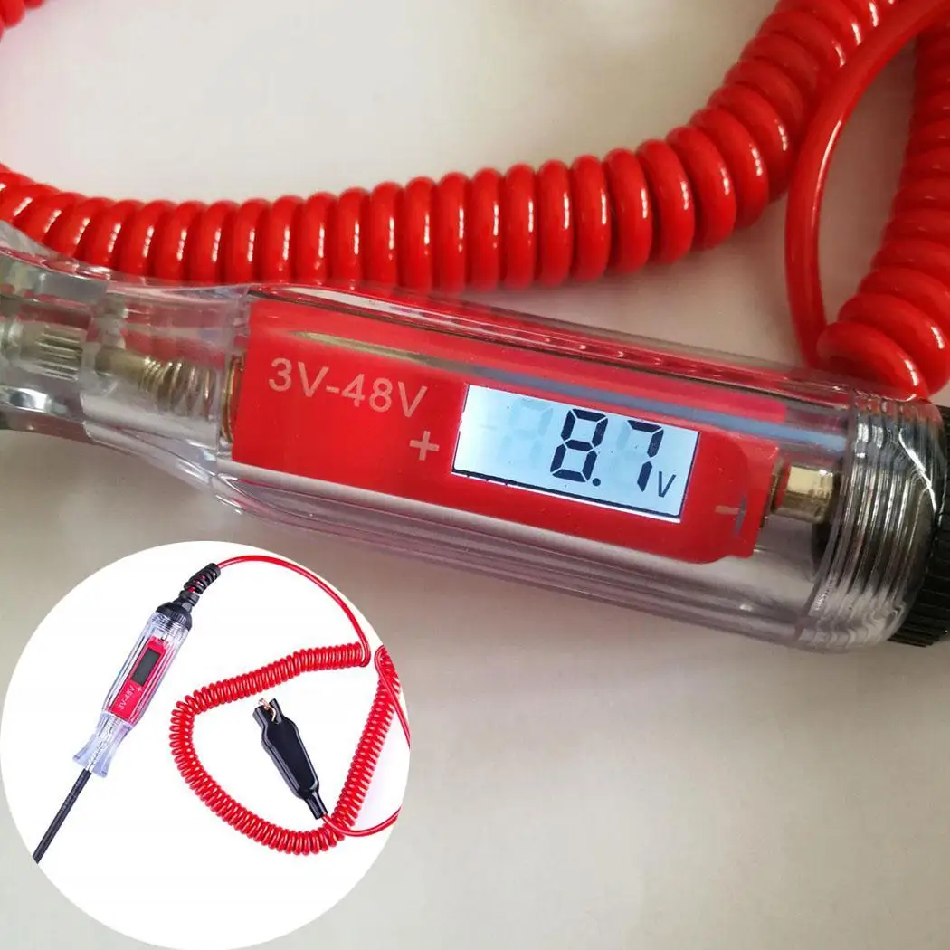 3 48 В Автомобильная цифровая подсветка ЖК схема тест er Авто электрическое