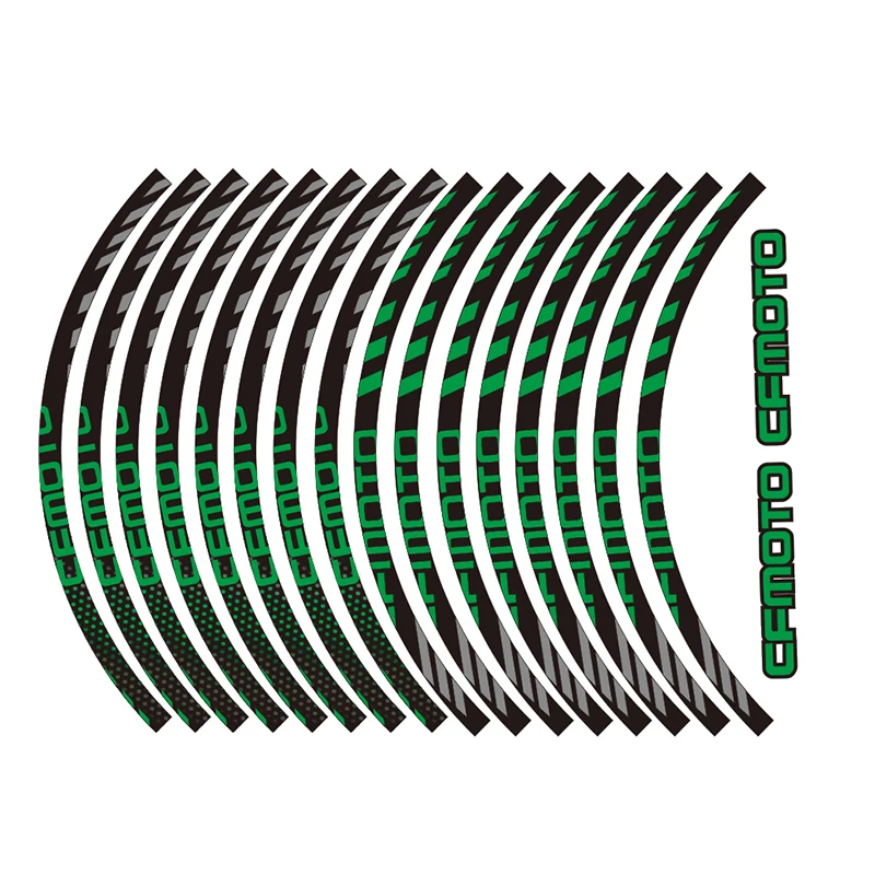 

KODASKIN Motorcycle 2D Wheel Decals Rim Stickers Set for CFMOTO 150NK 400NK 650NK 250NK 3 colors can choose