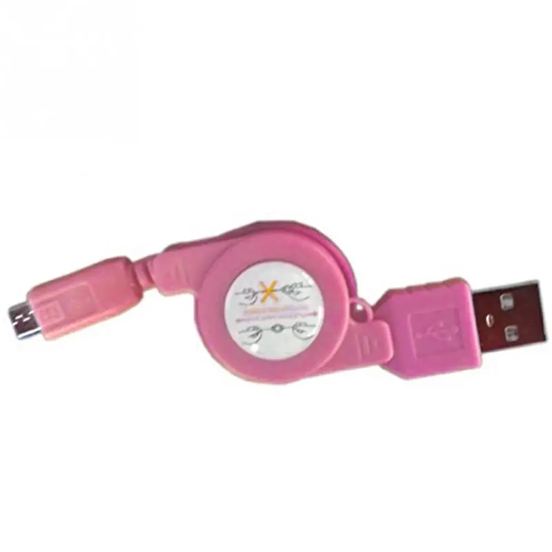 Гибкий Выдвижной Micro USB A к 2 0 B Штекерный кабель для синхронизации данных и зарядки