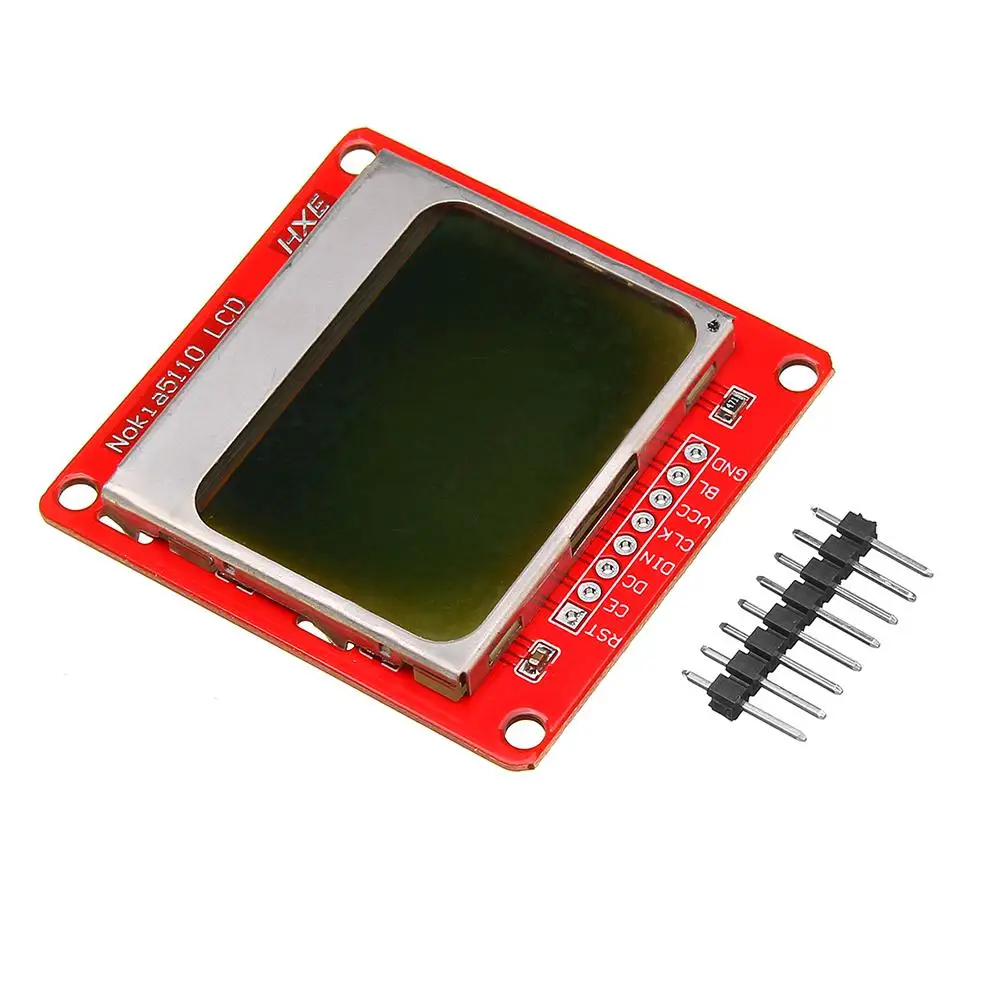 LEORY 5110 84*48 модуль ЖК дисплея с белой подсветкой для Nokia arduino комплект
