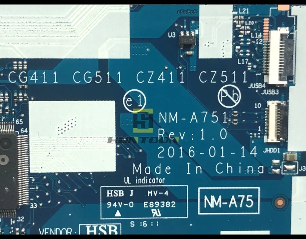 Высокое качество NM A751 для Lenovo Ideapad 310 14ISK FRU системной платы: 5B20L35782 SR2EY I5 6200U 4 Гб DDR3L