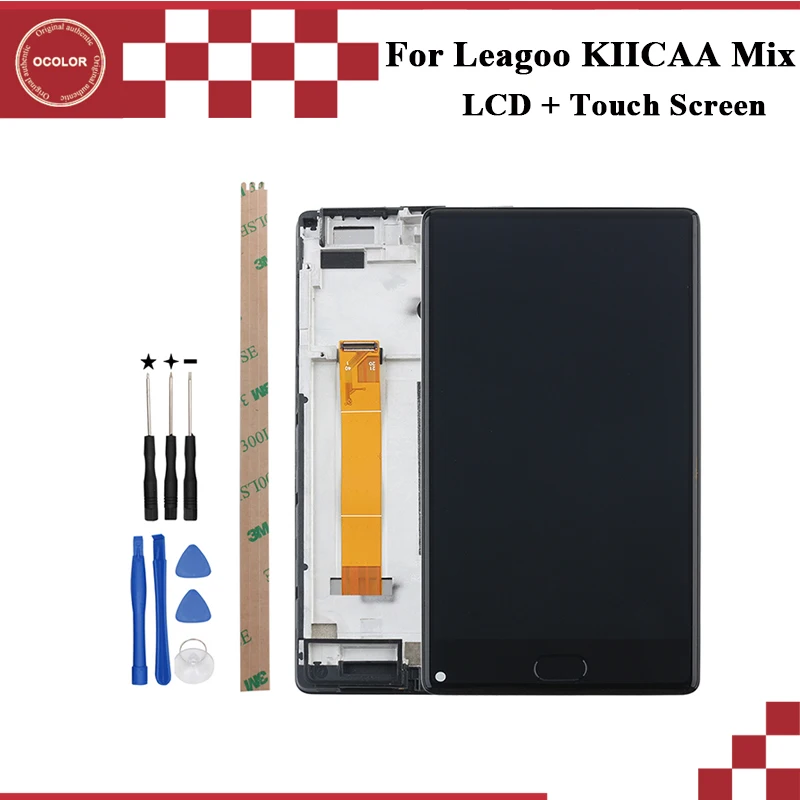 Ocolor для Leagoo KIICAA Mix ЖК дисплей и сенсорный экран с рамкой 5 дюймов дигитайзер