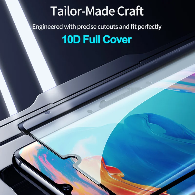 9D P Smart 2019 Plus стекло для Huawei P20 Light P30 Pro Lite 20 30 пленка из закаленного стекла с полным