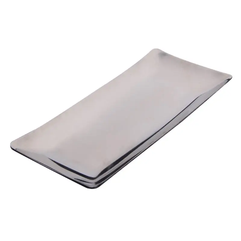 Stainless Steel Hand Towel Tray Napkin Tissue Plate Dish Table Ware | Обустройство дома