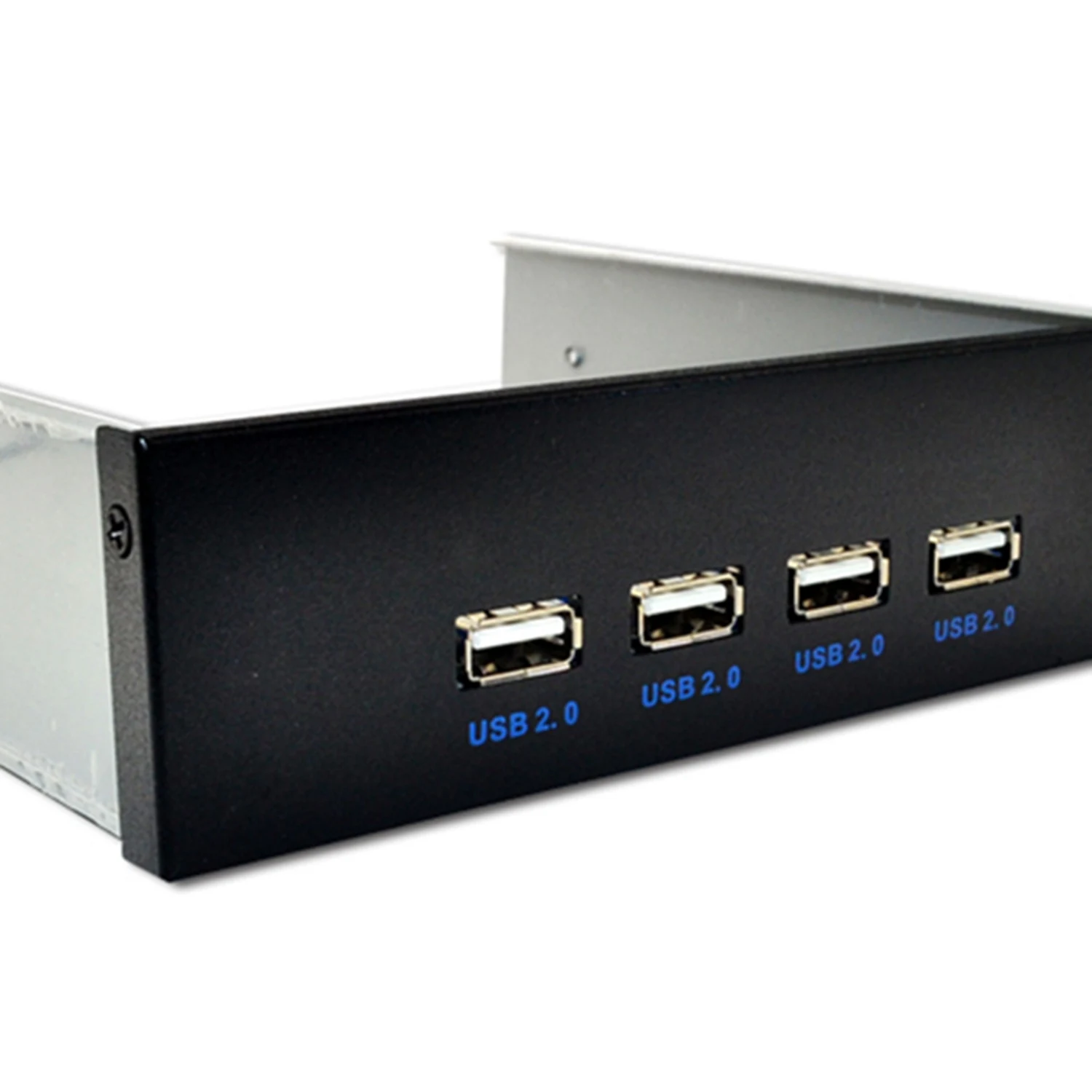 Новинка-5 25 дюймов Floppy Bay 4 порта USB 2 0 концентратор USB2.0 Передняя панель