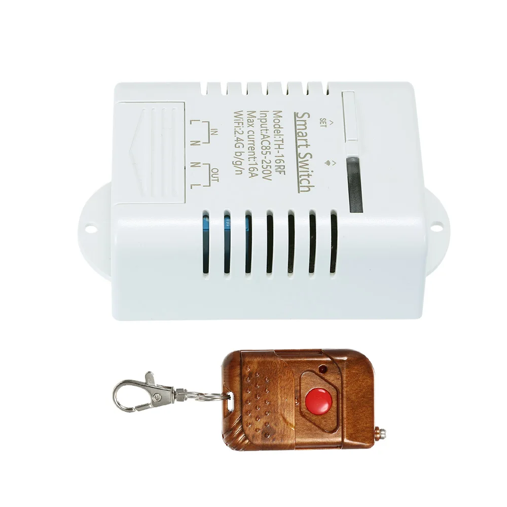 RF 433MHz Wifi переключатель 16A/3500W eWeLink TH 16 контроль температуры умный домашняя