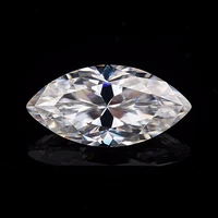 2 55mm marquise cut white moissanite stone loose moissanite diamond 0 12 carat for ring