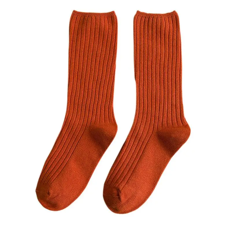 Продвижение Мори японский носок в стиле ретро осенне зимние носки сплошной цвет