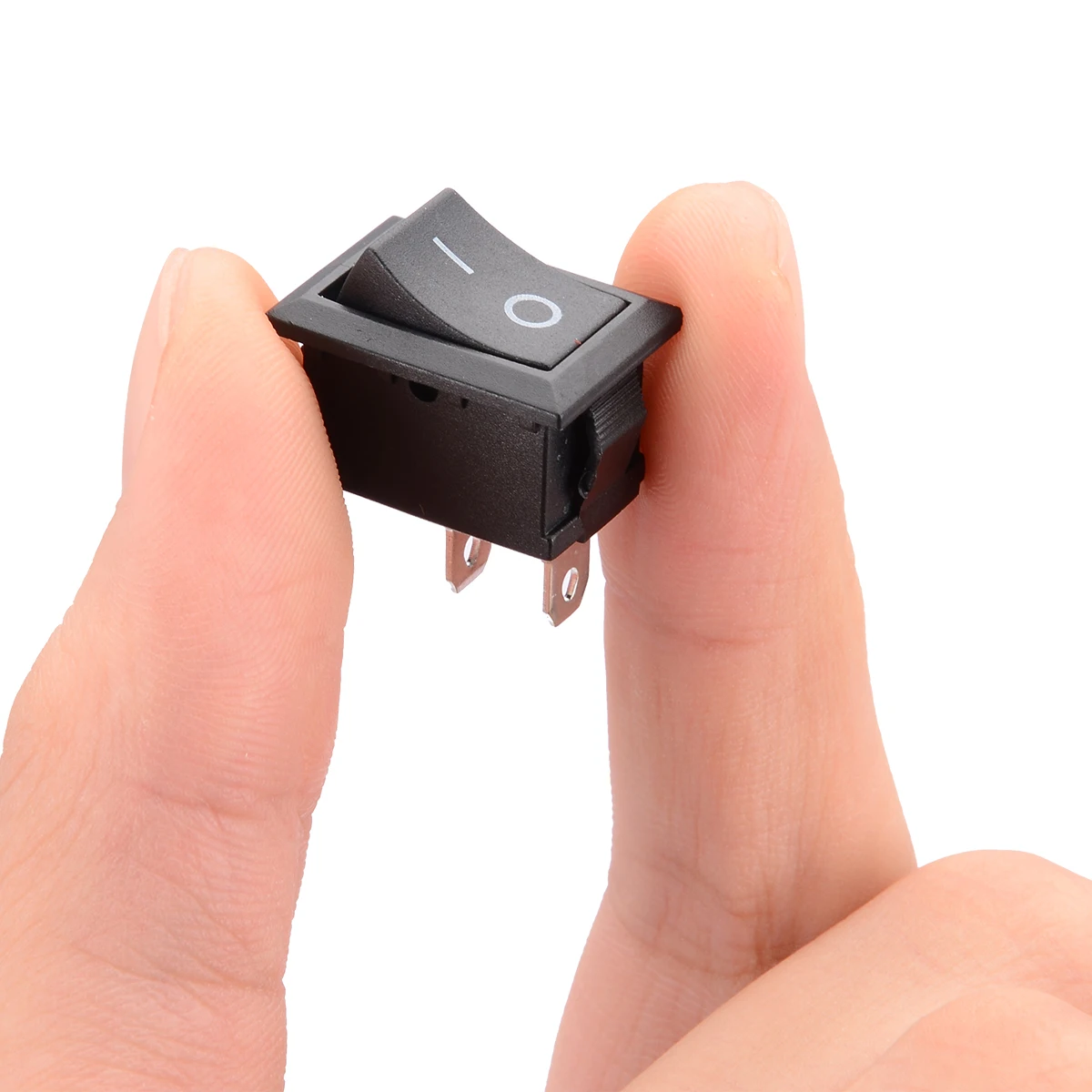 Mayitr 5 шт. Мини лодка клавишный выключатель 2 штырька SPST вкл/выкл переключатель AC 250