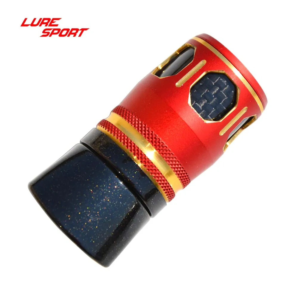 LURESPORT 2 комплекта катушкодержатель шт. черная краска красное/золотое алюминиевое