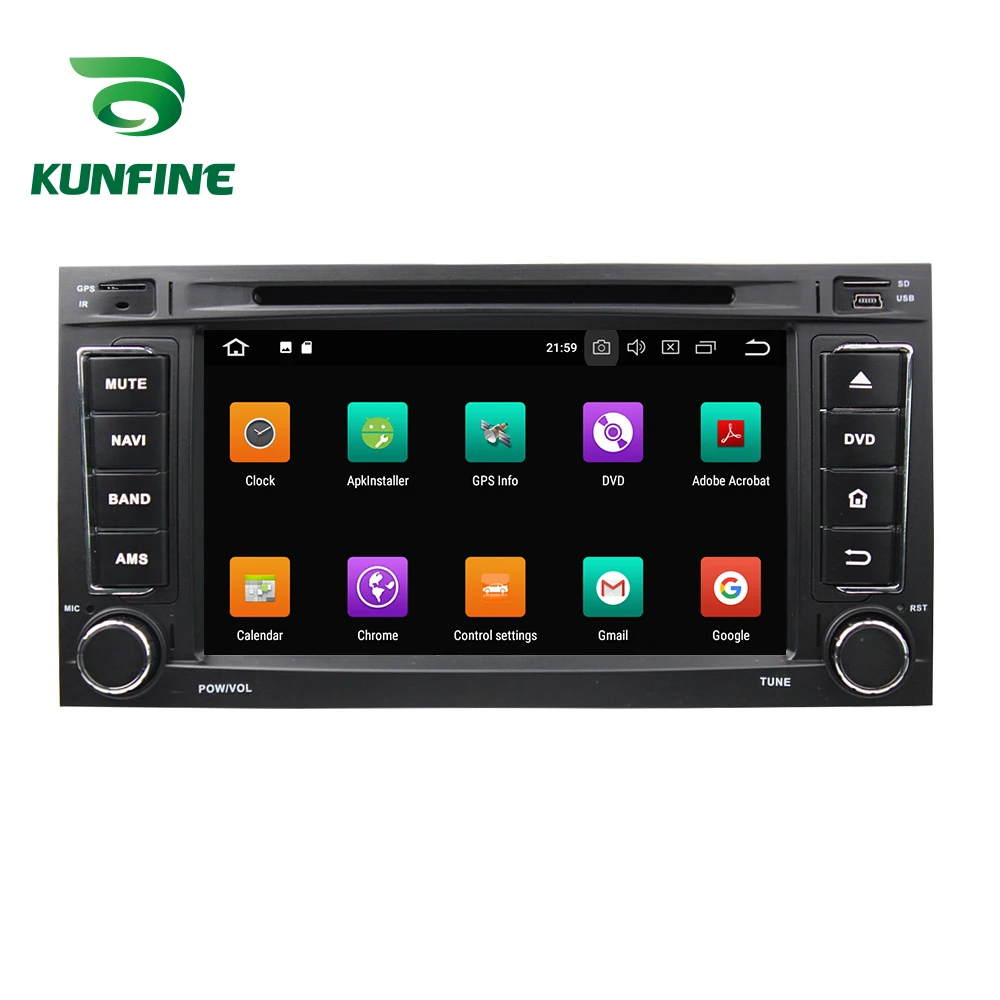 KUNFINE 4 ядра 2 Гб оперативная память Android 8 1 автомобиль DVD gps навигации