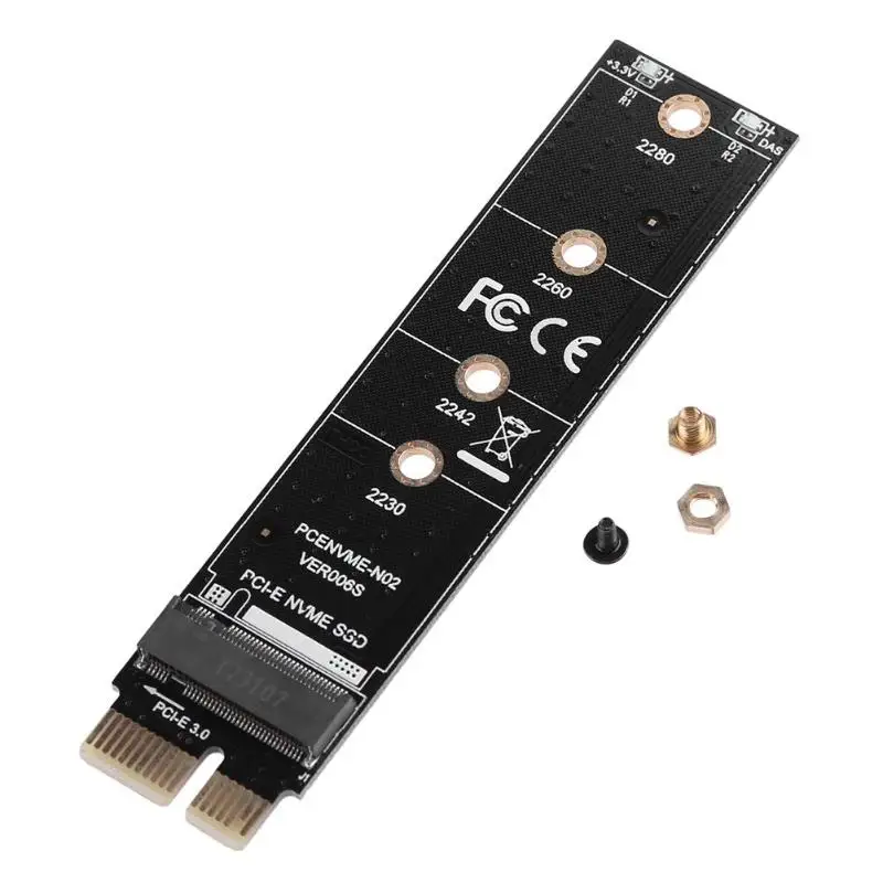 Адаптер для конвертера NVME адаптер карта M.2 до PCI E3.0 1x расширение M ключ NGFF
