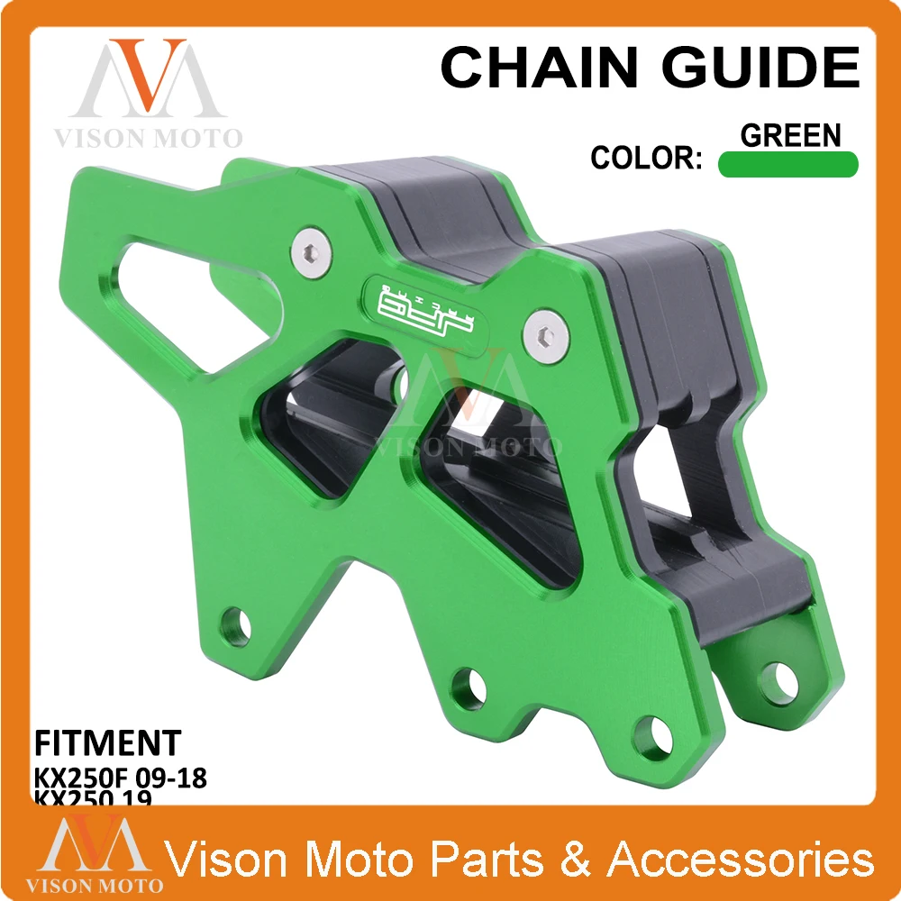 Защитная направляющая цепи мотоцикла CNC для Kawasaki KX250 KX450 KX250F KX450F KLX450R KX KLX 250 450F 450R 450