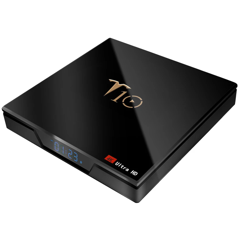 T10 Pro Smart ТВ Box Amlogic S905X2 2 4G 5G Wi Fi BT4.1 Android 8 1 4 Гб оперативной памяти 32 встроенной 64 ГБ