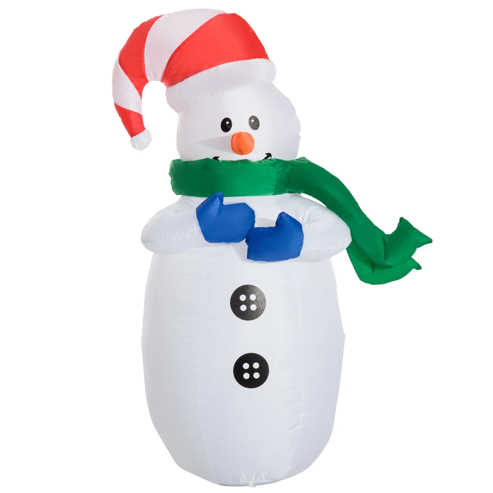 HOMCOM Muneco де Nieve Hinchable Decoracion Navidena светодиодное освещение Navidad внешний интерьер Jardin