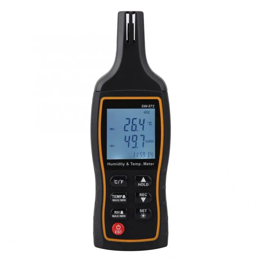Thermal Camera SW-572 LCD Thermometer Handheld Digital Temperature Detector Hygrometer Humidity Monitor Meter | Инструменты