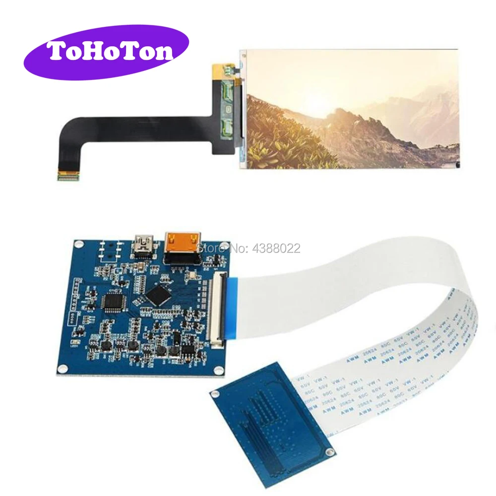 LS055R1SX03 5 дюйма 2k ЖК модуль 2560*1440 экран с HDMI к MIPI плата контроллера для WANHAO D7