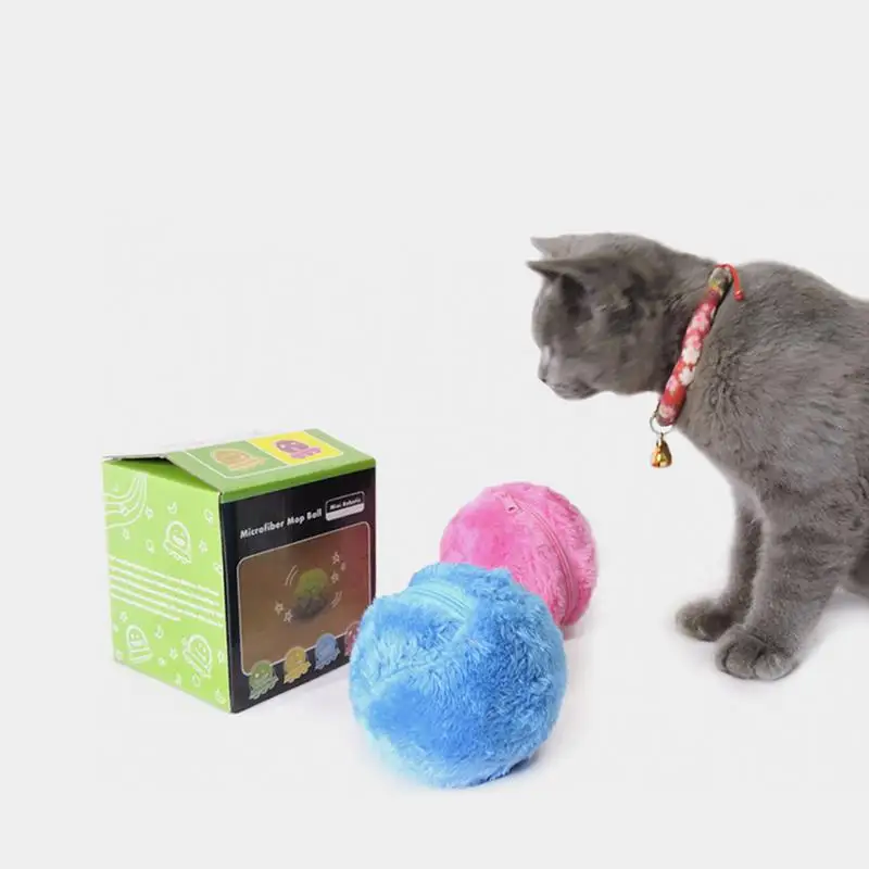 Pet Электрический игрушка мяч собака кошка автоматический продукт плюшевый ролик