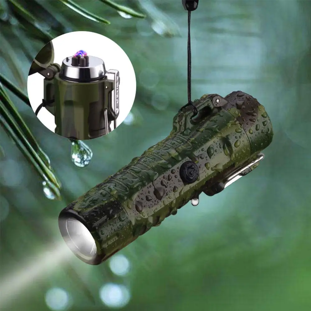 Открытый Кемпинг фонарик светодио дный светодиодный свет multi function usb водостойкий