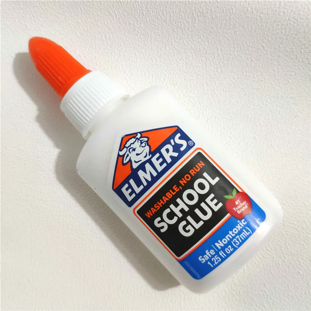 Школьный белый клей 37 мл Elmers Elmer's E301 моющийся не работающий 1 25 Унций отлично